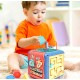 A XINAO TOYS Infant toys Activity Play Cube Six-Sided Box Montessori Shape Match Infant Development Educational Toy For Kids 13 24 Months