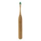 AchSchon 1set Sonic Bamboo Electric Toothbrush Waterproof Ultrasonic Automatic Tooth Brush With 3 Soft Head Oral Hygiene Clean