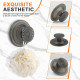 Aimai Forever Suction Cup Hooks for Shower, Removable Suction Hooks，Shower Wall inside Hangers No Drill Hooks Bathroom Mounting On Glass Shower Doors，Tile- 4 Pcs ，Waterproof, Dark Grey