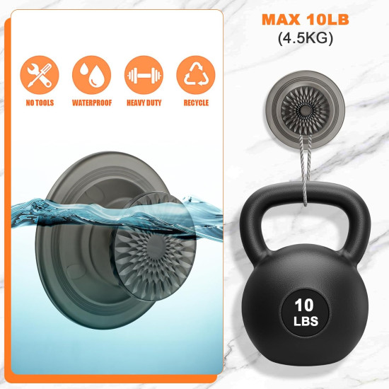 Aimai Forever Suction Cup Hooks for Shower, Removable Suction Hooks，Shower Wall inside Hangers No Drill Hooks Bathroom Mounting On Glass Shower Doors，Tile- 4 Pcs ，Waterproof, Dark Grey