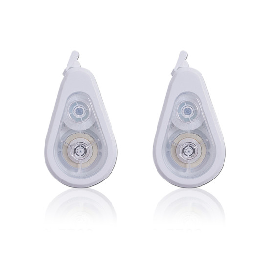 2 Pack 0.3in x 49ft Correct Correction Tape White Out Tape Correction Tape White Out Correction Tape Easy to Use Ideal for Home Office & School Use
