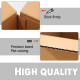 12pcs 15.7x2.6x2.6in Shipping Boxes,Small gift boxes with lids for presents,High Quality Brown Shipping Boxes,Right Angle,Load-bearing,ComPressive,Stick Firmly,Premium Board,Flat Cutting,Long Box