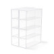 High Quality Desk Drawer Organizer - 8 Drawers,Office & Bathroom Storage Solution,Transparent Acrylic,Smooth Pull,Edge Polishing,Durable Non-Yellowing,Space Saving,Drawer Divider & File Organizer