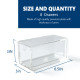 High Quality Desk Drawer Organizer - 8 Drawers,Office & Bathroom Storage Solution,Transparent Acrylic,Smooth Pull,Edge Polishing,Durable Non-Yellowing,Space Saving,Drawer Divider & File Organizer