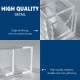 High Quality Desk Drawer Organizer - 8 Drawers,Office & Bathroom Storage Solution,Transparent Acrylic,Smooth Pull,Edge Polishing,Durable Non-Yellowing,Space Saving,Drawer Divider & File Organizer