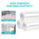 3-Pack 21.9yd x 17.7in Transparent Unbreakable High Elasticity Wrap, Wrap For Packing, Press And Seal Wrap, Packing Paper Sheets For Moving, Wrap For Moving