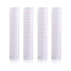 4 Rolls 12in x 16.4ft Clear Vinyl Transfer Tape Roll - High Quality Paper, Clear Contact Paper, Iron-On Transfer Tape For Vinyl, Easy To Measure & Cut, High Transparency